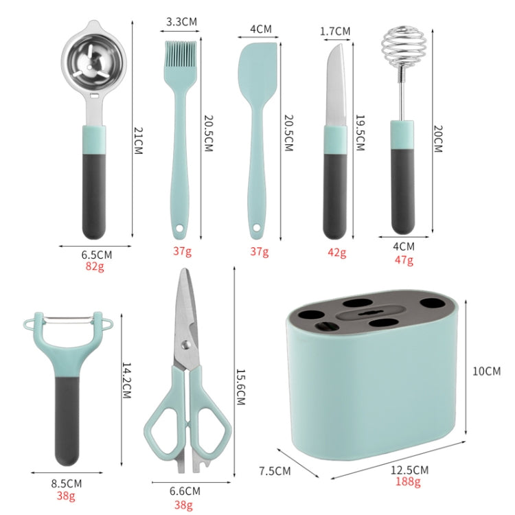 Stainless Steel Peeler Kitchen Gadgets Set With Storage Holder