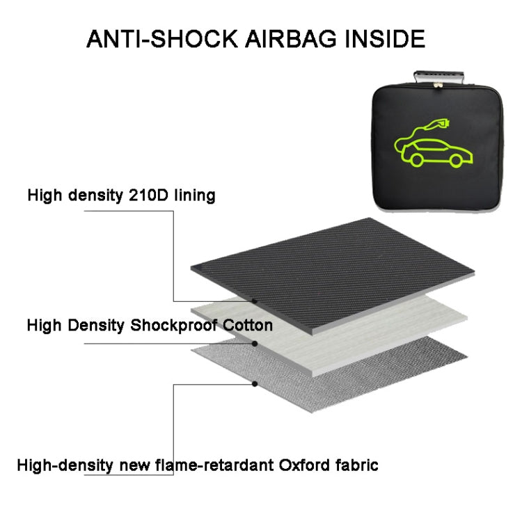 Car Charging Cable Storage Bag Carry Bag For Electric Vehicle Charger Plugs,Spec: