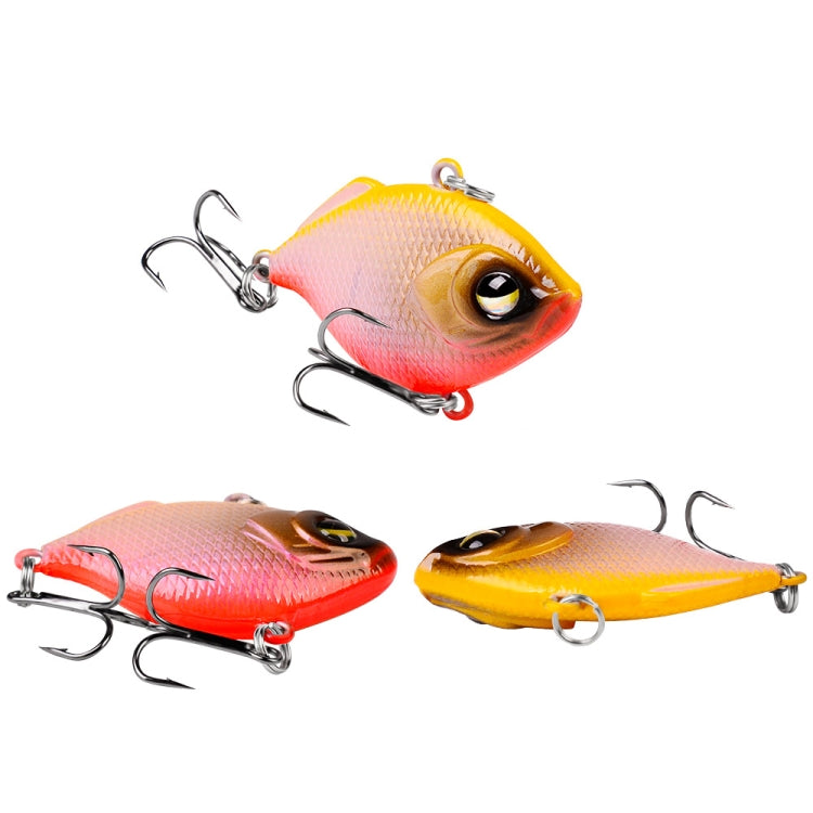 3 PCS PROBEROS DW1044 4.5cm/8.5g Lure Fake Bait Iconic Plastic VIB Hard Bait, DW1044 A, DW1044 B, DW1044 C, DW1044 D, DW1044 E, DW1044 F, DW1044 G, DW1044 H