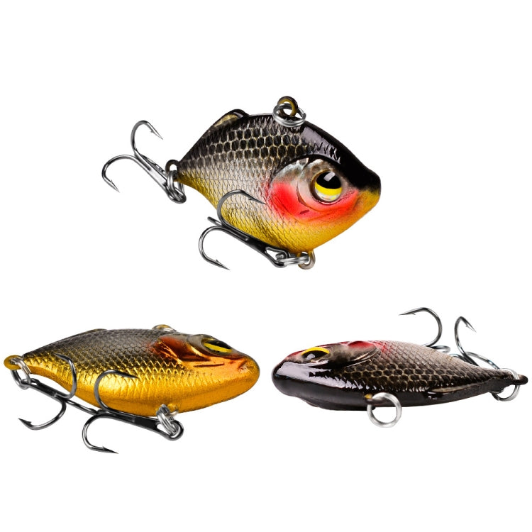 3 PCS PROBEROS DW1044 4.5cm/8.5g Lure Fake Bait Iconic Plastic VIB Hard Bait, DW1044 A, DW1044 B, DW1044 C, DW1044 D, DW1044 E, DW1044 F, DW1044 G, DW1044 H
