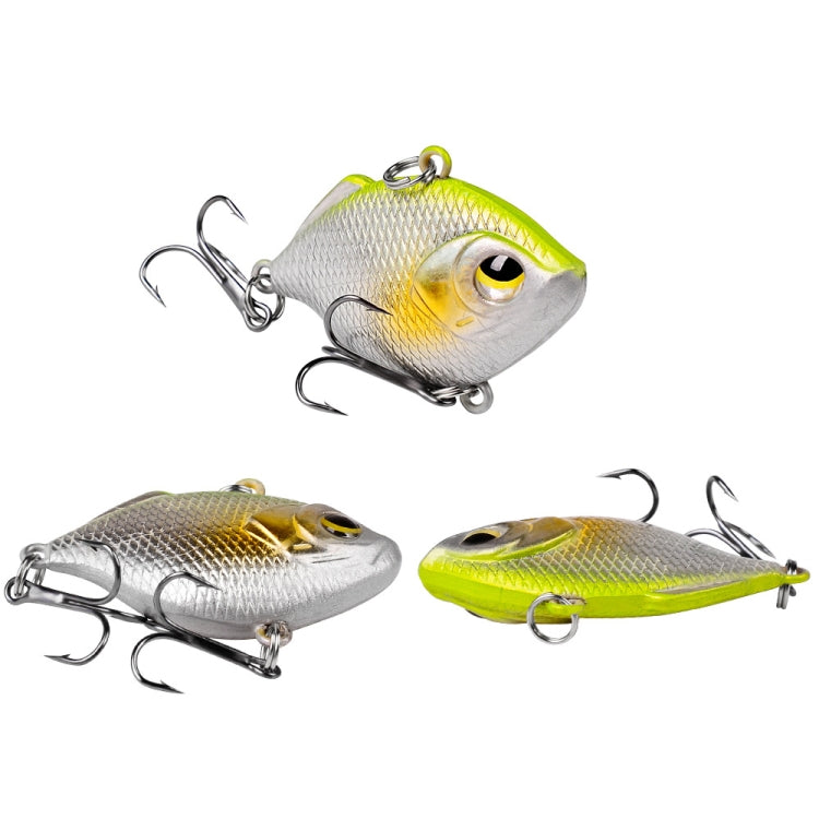 3 PCS PROBEROS DW1044 4.5cm/8.5g Lure Fake Bait Iconic Plastic VIB Hard Bait, DW1044 A, DW1044 B, DW1044 C, DW1044 D, DW1044 E, DW1044 F, DW1044 G, DW1044 H