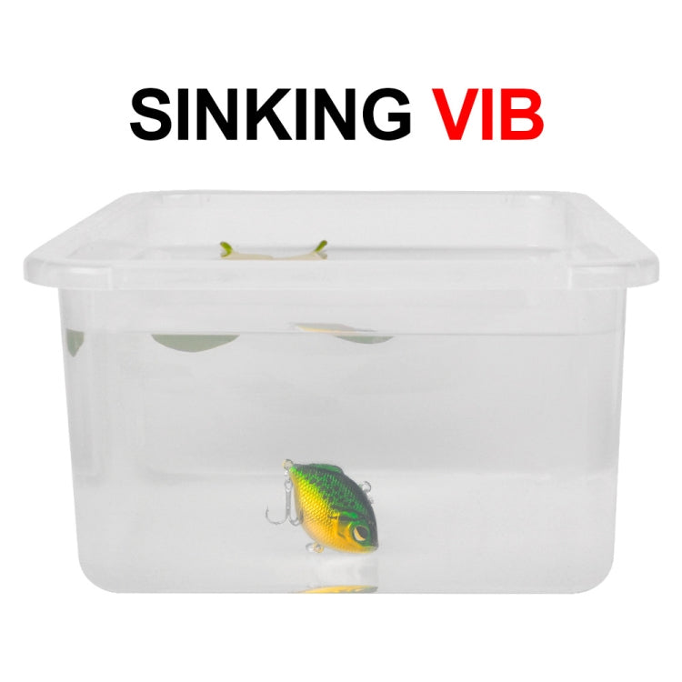3 PCS PROBEROS DW1044 4.5cm/8.5g Lure Fake Bait Iconic Plastic VIB Hard Bait, DW1044 A, DW1044 B, DW1044 C, DW1044 D, DW1044 E, DW1044 F, DW1044 G, DW1044 H