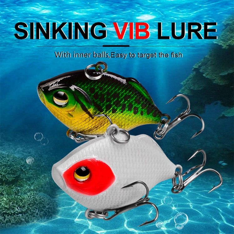 3 PCS PROBEROS DW1044 4.5cm/8.5g Lure Fake Bait Iconic Plastic VIB Hard Bait, DW1044 A, DW1044 B, DW1044 C, DW1044 D, DW1044 E, DW1044 F, DW1044 G, DW1044 H