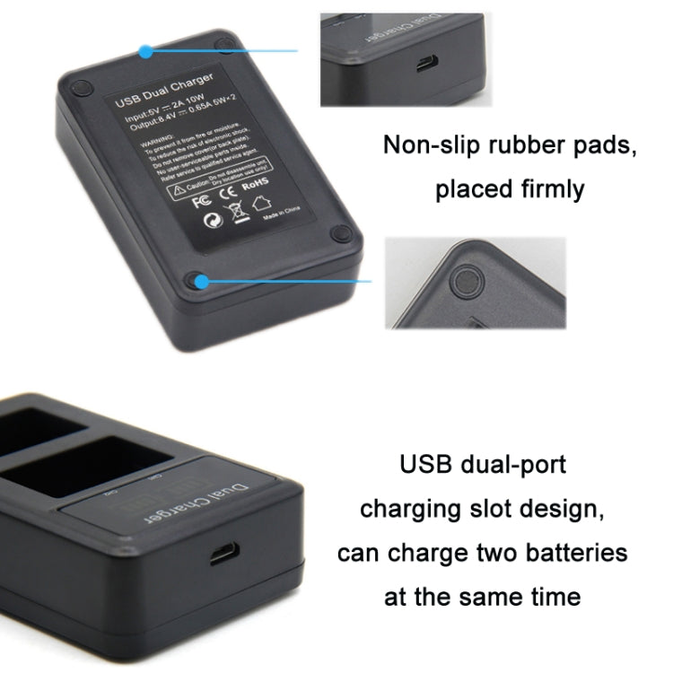 Vertical Dual Charge SLR Camera Battery Charger