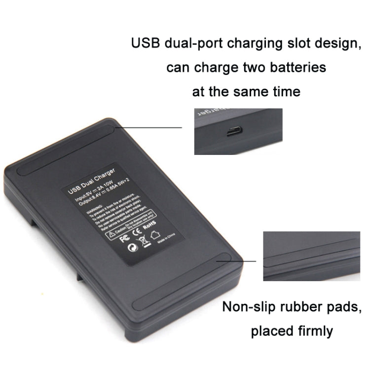 SLR Camera Vertical Dual Battery Charger