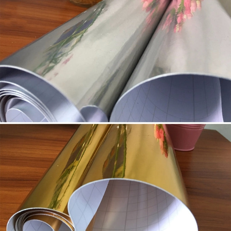 Glossy Metal Self Adhesive Vinyl Film DIY Cup Sticker Car Sticker