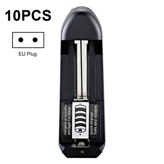 10 PCS BMAX Single Slot Direct Insert Power Supply 18650 Lithium Battery Charger