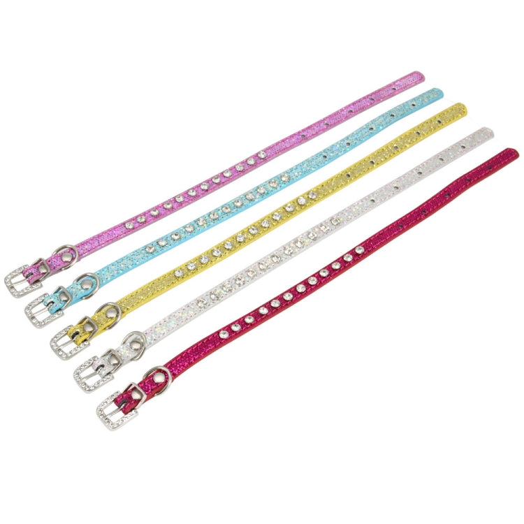 Glitter Diamond Cat Neck Collar Decorative Supplies, No Diamond Golden 1.5 x 30cm, No Diamond Golden 1.0 x 35cm, No Diamond Golden 1.0 x 30cm, No Diamond Golden 1.0 x 25cm, Diamond Rose Red 2.5 x 50cm, Diamond Rose Red 2.0 x 42cm                       ...