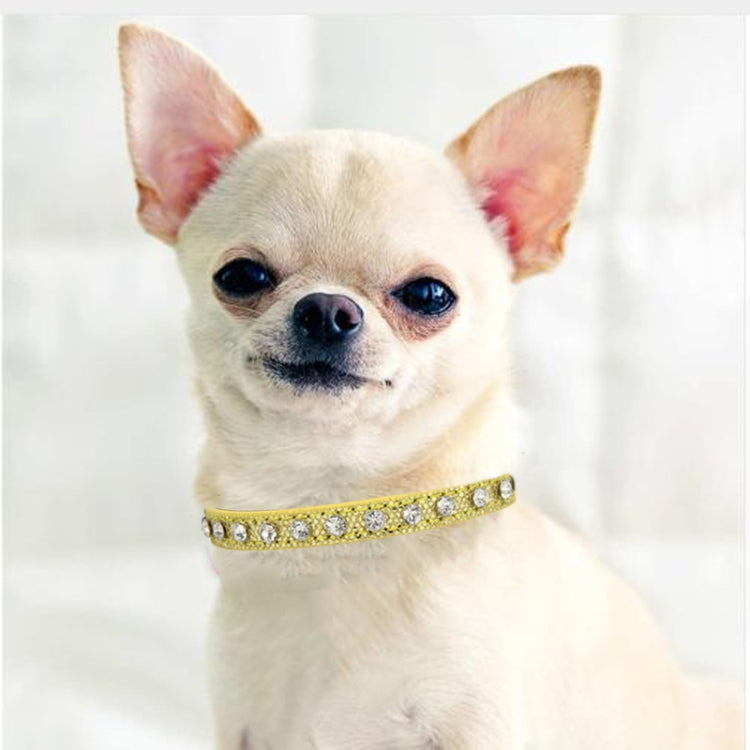 Glitter Diamond Cat Neck Collar Decorative Supplies, No Diamond Golden 1.5 x 30cm, No Diamond Golden 1.0 x 35cm, No Diamond Golden 1.0 x 30cm, No Diamond Golden 1.0 x 25cm, Diamond Rose Red 2.5 x 50cm, Diamond Rose Red 2.0 x 42cm                       ...