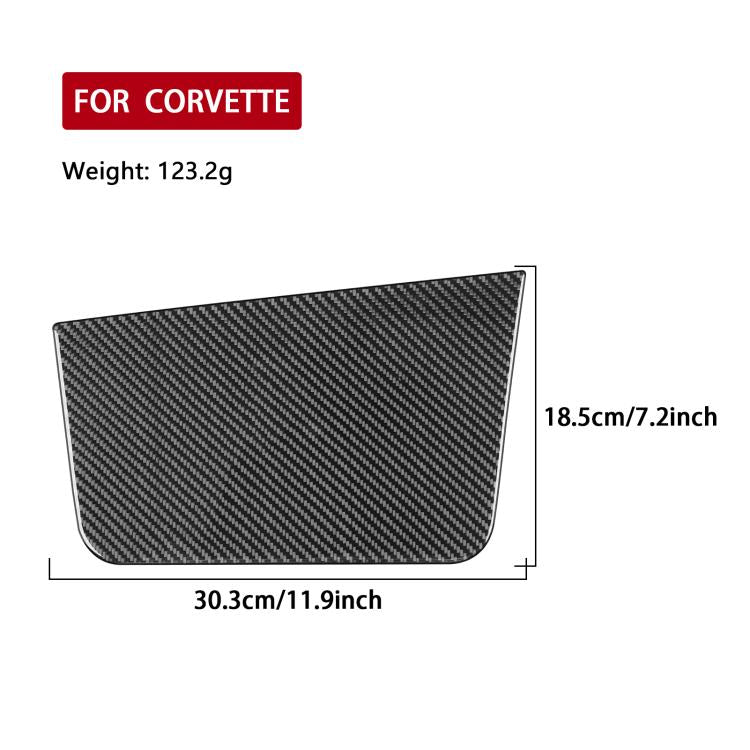 For Chevrolet Corvette C8 Right-Hand Drive Passenger Panel Sticker