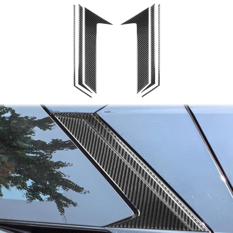 For Chevrolet Corvette C8 6pcs /Set Roof Camera Frame Sticker