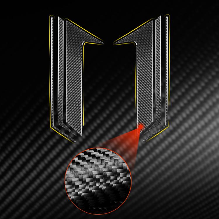 For Chevrolet Corvette C8 6pcs /Set Roof Camera Frame Sticker