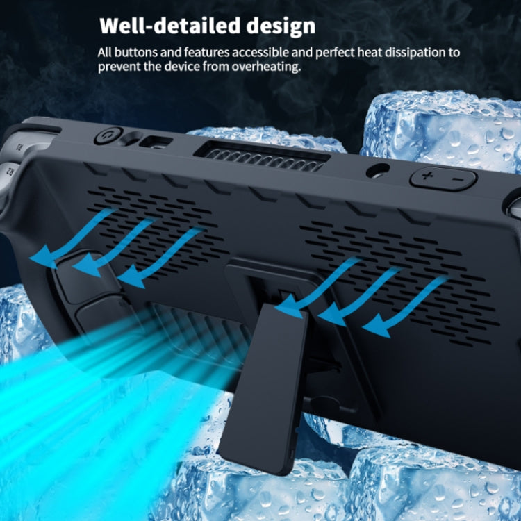 JYS For Steam Deck Handheld TPU Case + Touchpad Button Sticker