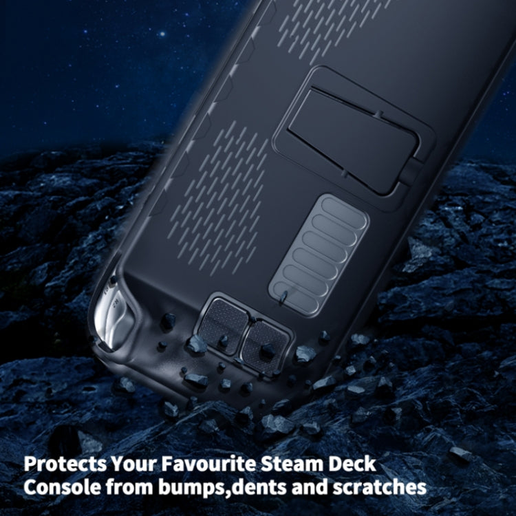 JYS For Steam Deck Handheld TPU Case + Touchpad Button Sticker