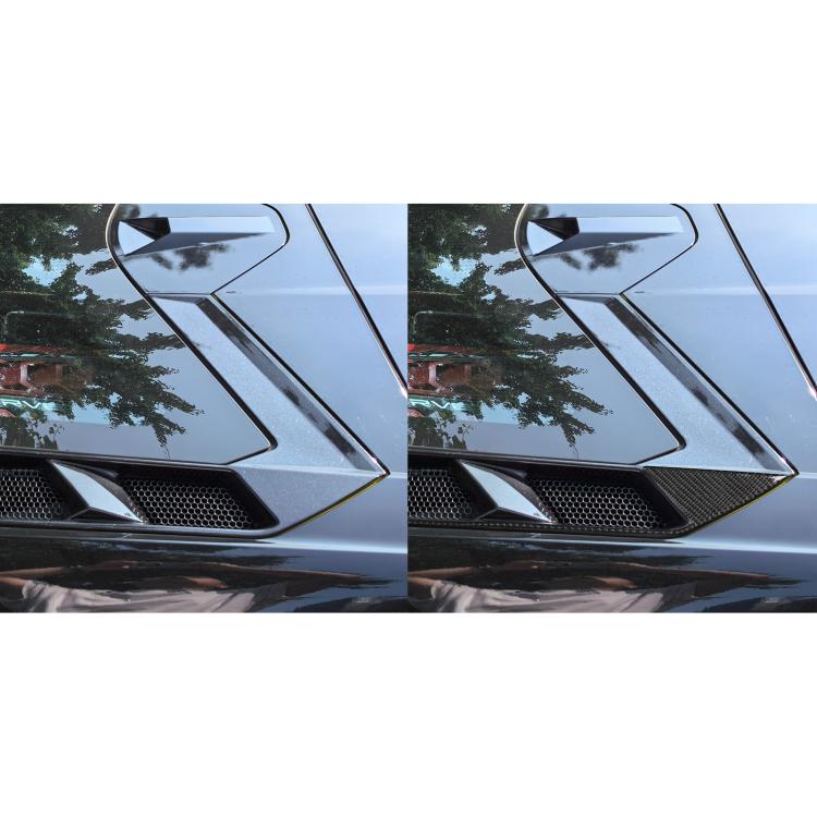 For Chevrolet Corvette C8 4pcs /Set Roof Engine Vent Sticker