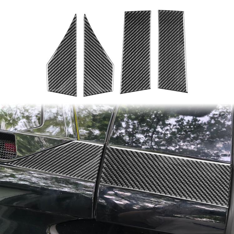 For Chevrolet Corvette C8 4pcs /Set Roof Both Sides Decorative Stickers