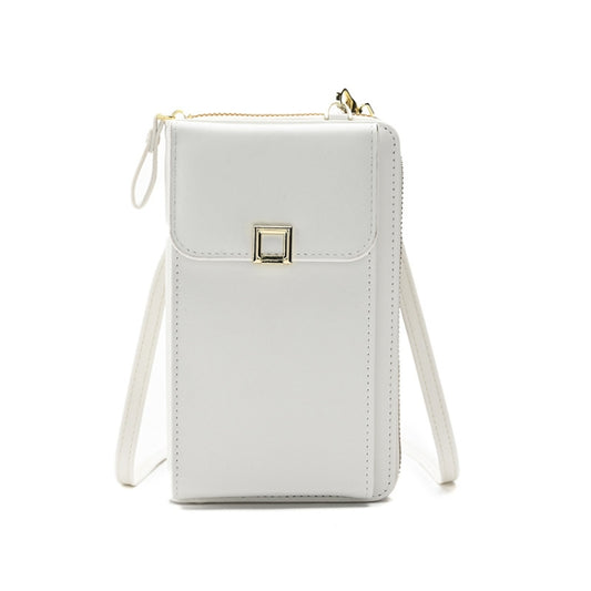 Ladies Cross-body Shoulder Bag Long Purse Mobile Phone Bag, Style 2 White, Style 2 Yellow, Style 2 Black, Style 2 Light Purple, Style 2 Apricot