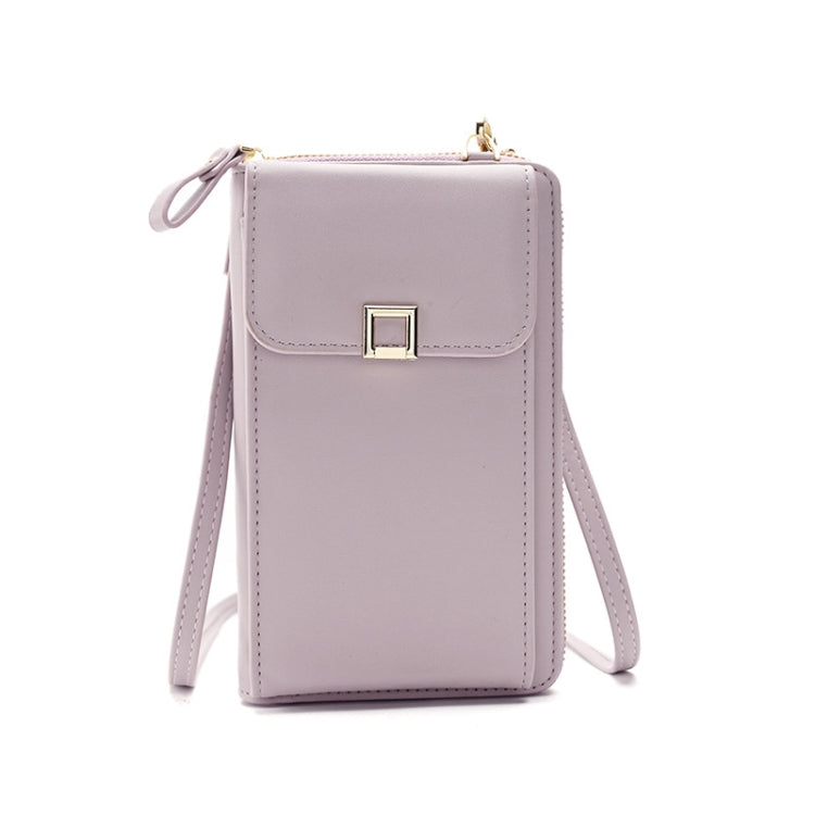 Ladies Cross-body Shoulder Bag Long Purse Mobile Phone Bag, Style 2 White, Style 2 Yellow, Style 2 Black, Style 2 Light Purple, Style 2 Apricot