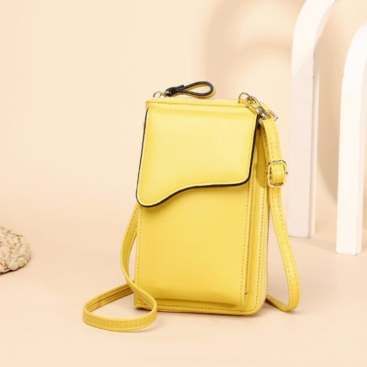 Shoulder Crossbody Bag Large Capacity Ladies Long Purse Mobile Phone Bag, Style 3 Yellow, Style 3 Red, Style 3 Pink