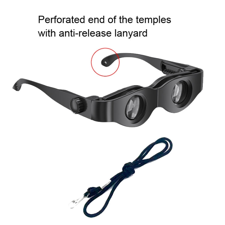 DM0125 3X Fishing Binoculars Adjustable Focus Glass Type Binoculars