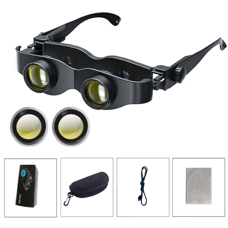 DM0125 3X Fishing Binoculars Adjustable Focus Glass Type Binoculars