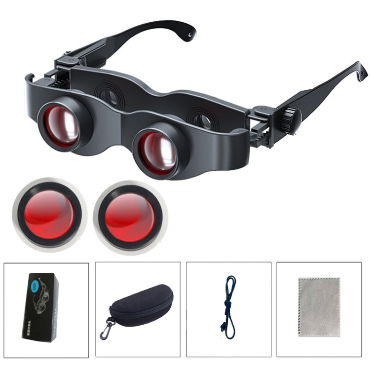 DM0125 3X Fishing Binoculars Adjustable Focus Glass Type Binoculars