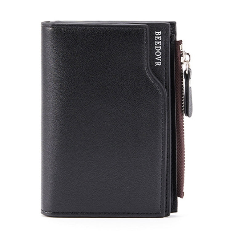 BEEDOVR 9902 Men Short Wallet Multi-card Zipper ID Bag