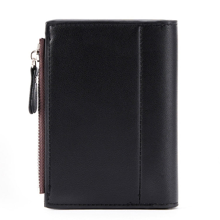 BEEDOVR 9902 Men Short Wallet Multi-card Zipper ID Bag