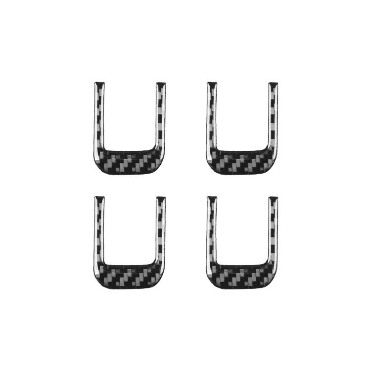 For Chevrolet Corvette C8 4pcs /Set Sun Visor Decorative Sticker