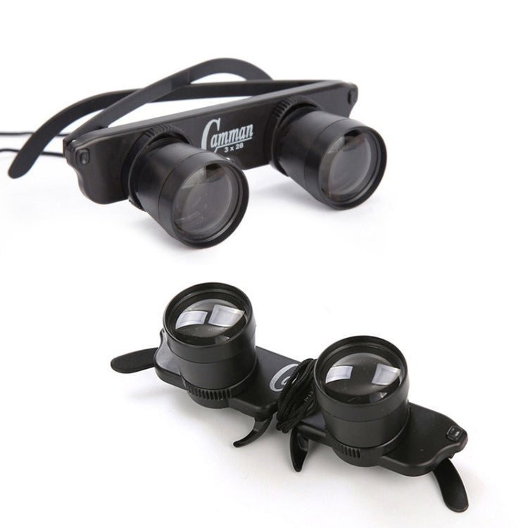 Camman 3 x 28 Adjustable Focus Glass Type Fishing Binoculars ,Spec: