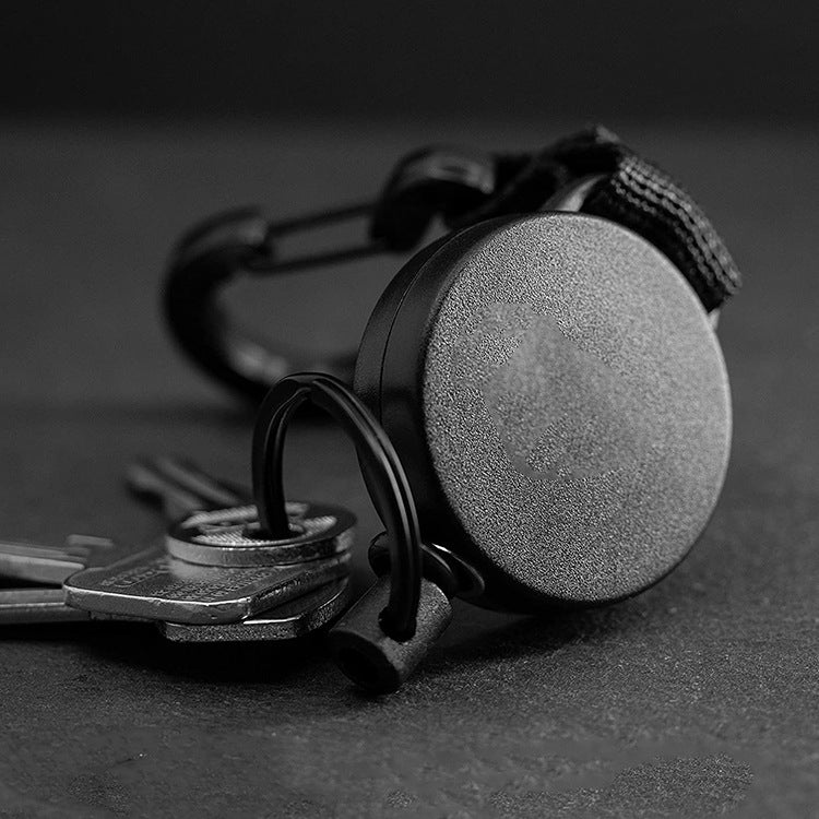 Retractable High Elastic Wire Rope Gourd Shaped Key Chain, Size: