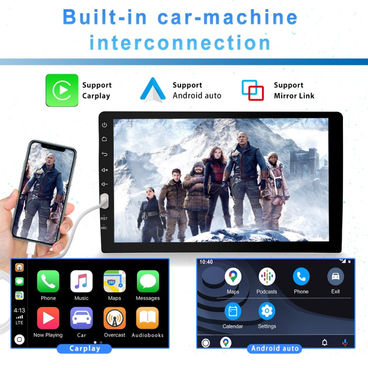 Q3570 9 inch Carplay Single Spindle MP5 Player, Style: