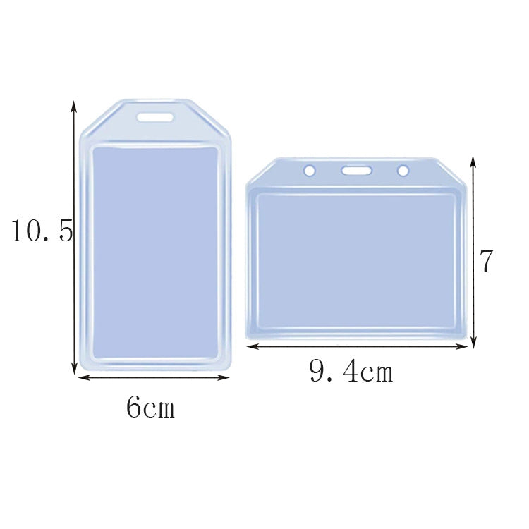 Multifunctional Retractable Waterproof Card Case Keychain Ring Card Sleeve