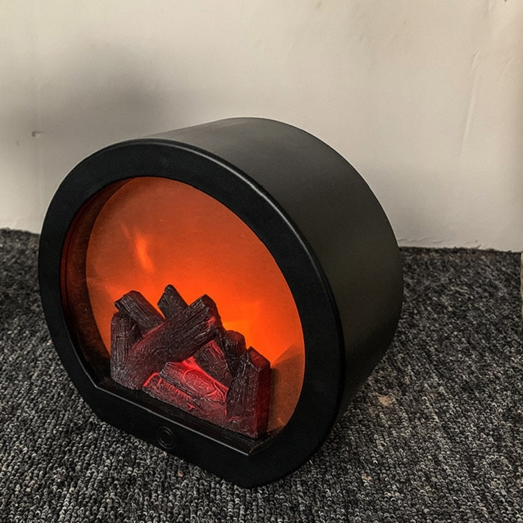 Simulation Flame Touch Switch Fireplace Light Ornaments