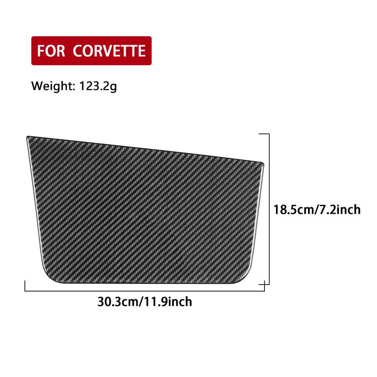 For Chevrolet Corvette C8 Left-Hand Drive Passenger Panel Sticker