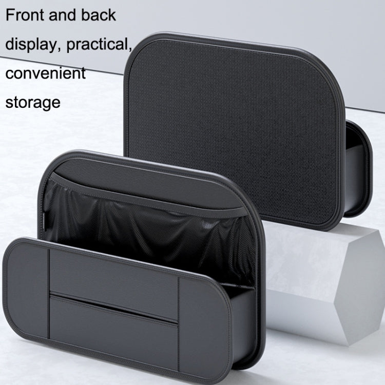 Car Seat Rear Leather Multi-function Convenient Storage Bag