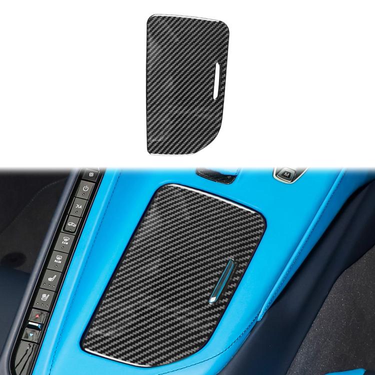 For Chevrolet Corvette C8 Right-Hand Drive Center Control Cup Cover Sticker