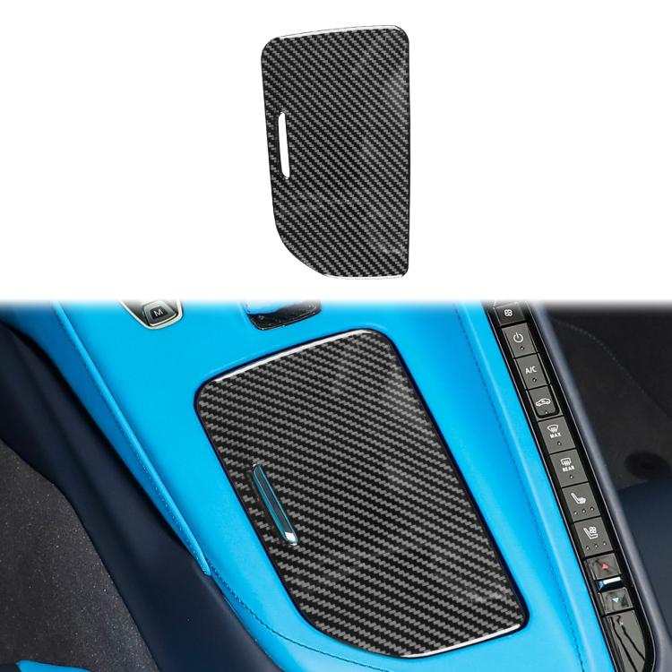 For Chevrolet Corvette C8 Left-Hand Drive Center Control Cup Cover Sticker