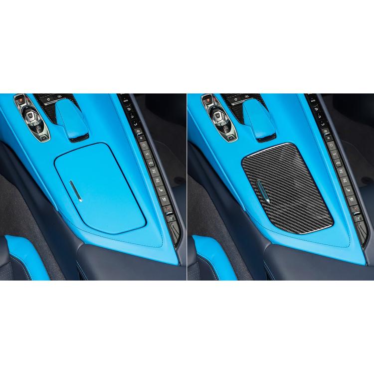 For Chevrolet Corvette C8 Left-Hand Drive Center Control Cup Cover Sticker
