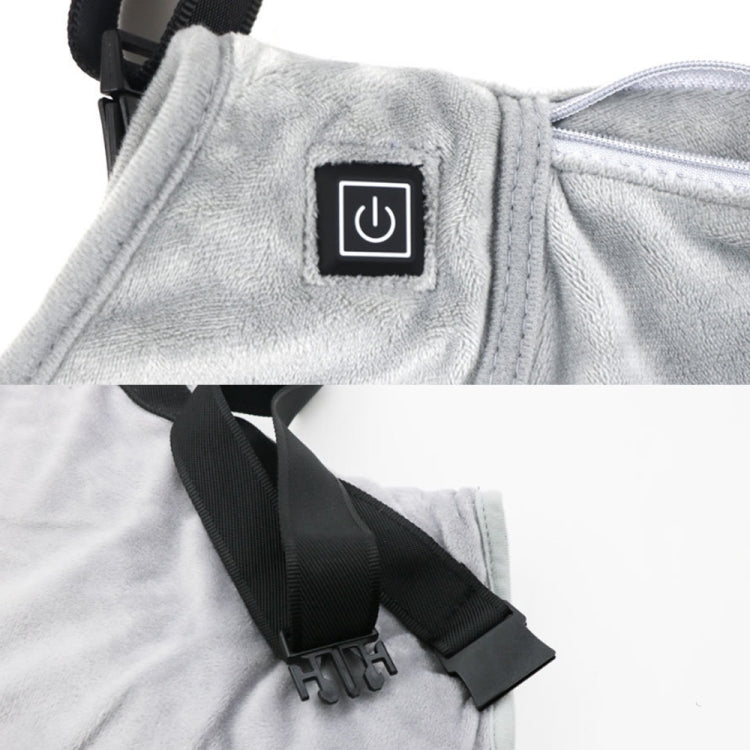 Electric Heated Hand Warmer Muff Cold Weather Thermal Glove Waist Bag