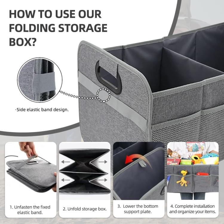 Car Trunk Folding Oxford Fabric Storage Bag