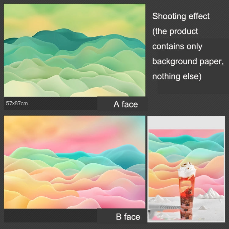 3D Double-Sided Matt Photography Background Paper