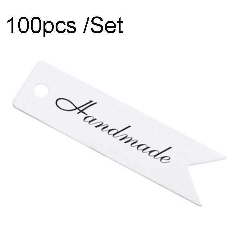 100pcs /Set Retro Baking Sticker Tag Swallow Tail Bookmark Gift Card, Style: