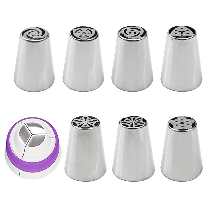 Stainless Steel Laminating Nozzle Set Cake DIY Laminating Nozzle Set Baking Tools