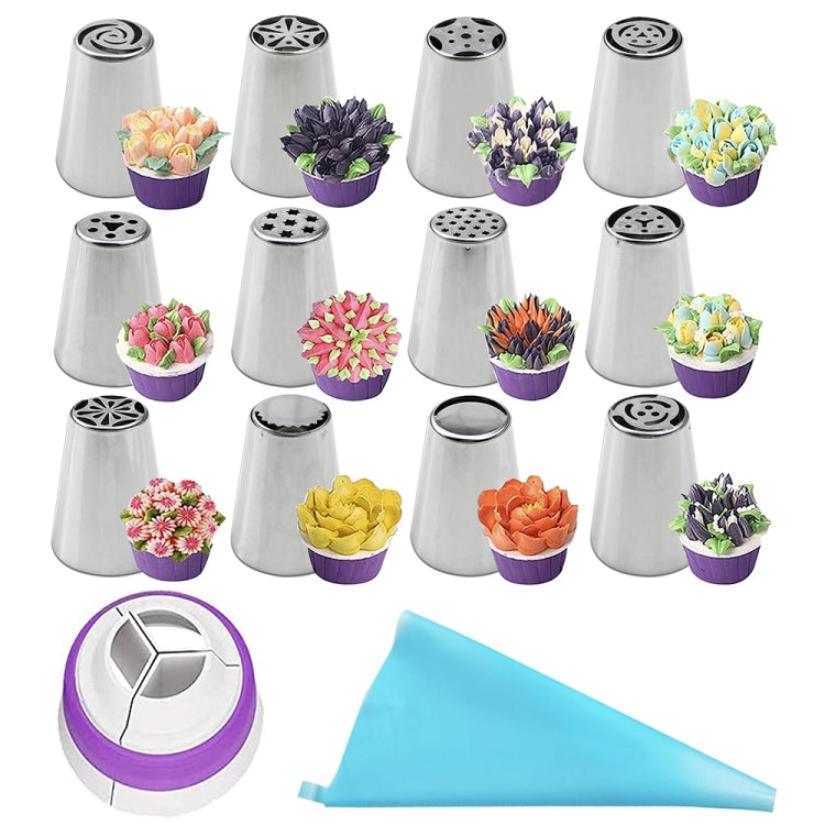 Stainless Steel Laminating Nozzle Set Cake DIY Laminating Nozzle Set Baking Tools