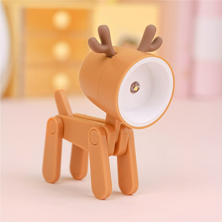 TL-23 LED Mini Foldable Cartoon Desk Lamp Home Pet Shape Decoration Table Lamp, Spec: