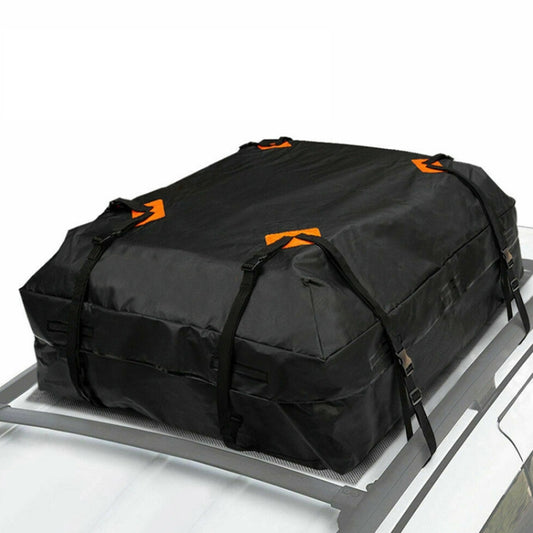 600D Oxford Cloth Car Roof Waterproof Luggage Storage Bag, Style: