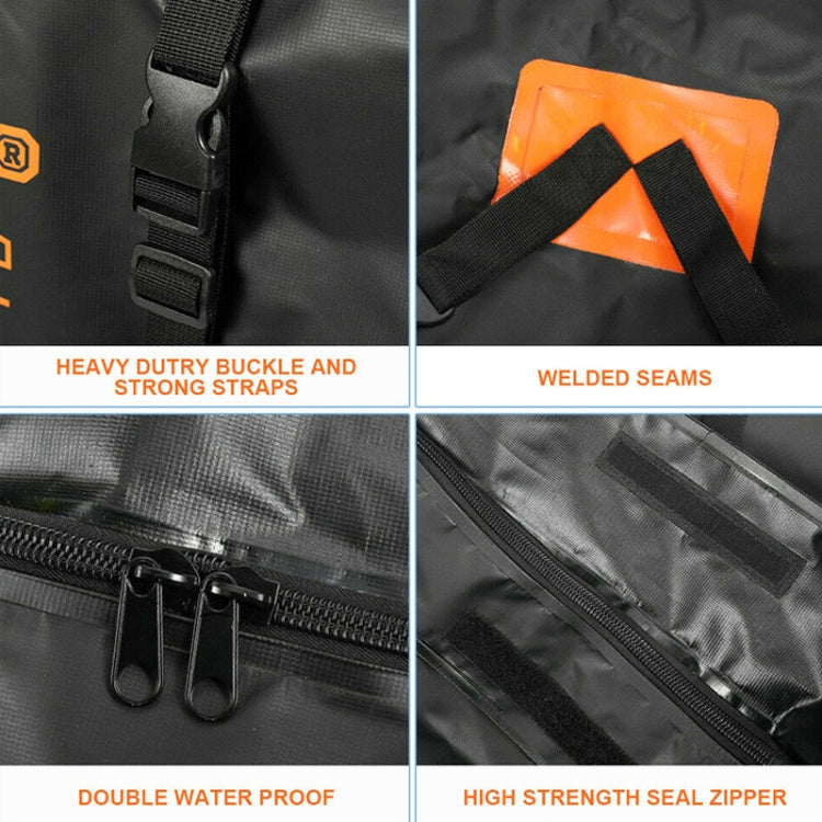 600D Oxford Cloth Car Roof Waterproof Luggage Storage Bag, Style:
