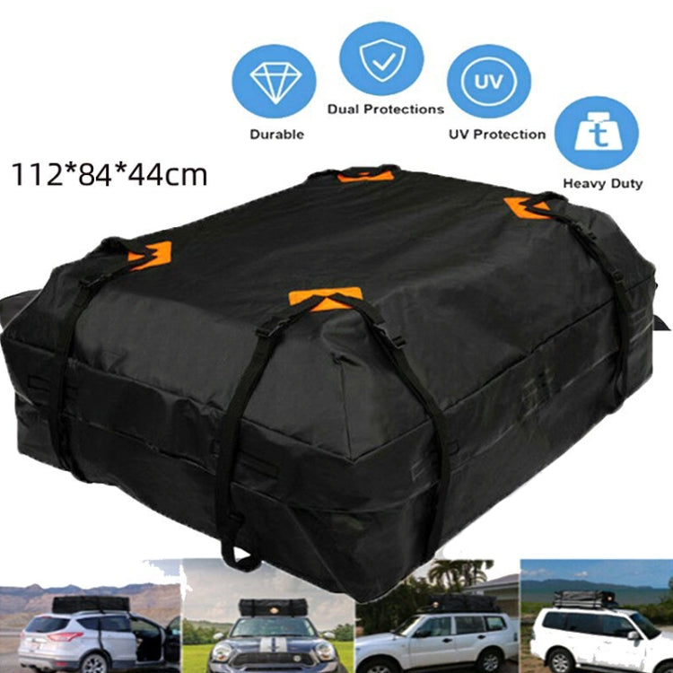 600D Oxford Cloth Car Roof Waterproof Luggage Storage Bag, Style: