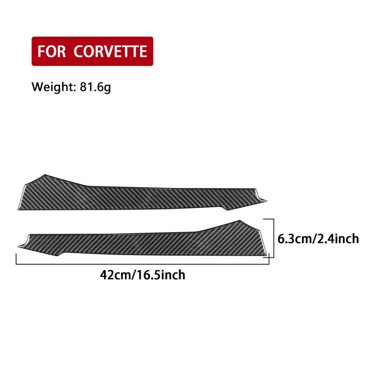 For Chevrolet Corvette C8 2pcs /Set Front Vent Sticker